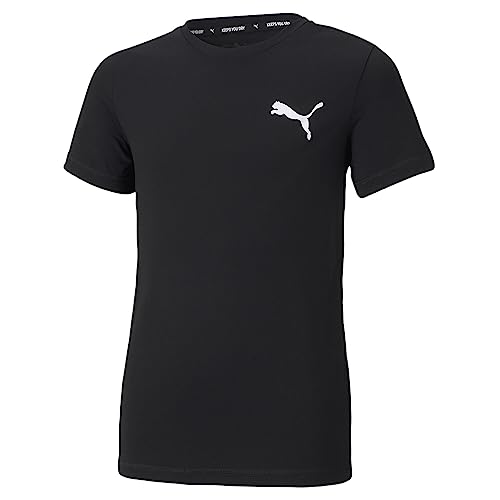 PUMA Jungen Active Small Logo T-Shirt 116Black von PUMA