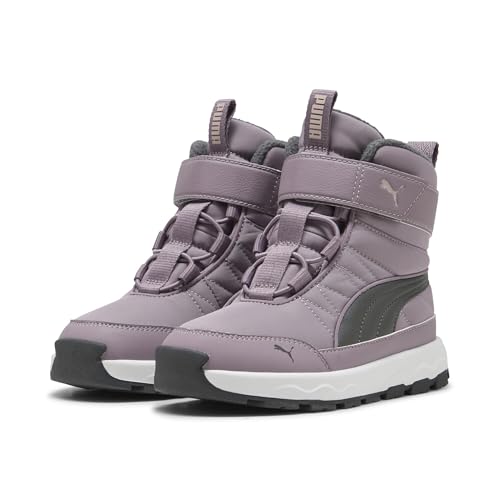 PUMA Jugendliche Evolve Stiefel 30, Plum Jam Shadow Gray Purple von PUMA