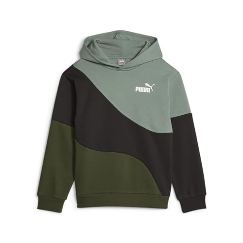 PUMA Herren Powert Kurzer Pullover, Myrte Grün, 164 von PUMA