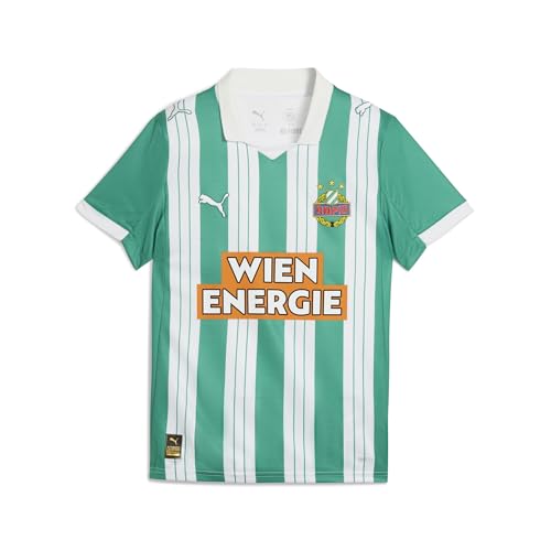 PUMA Jugendliche SK Rapid Wien 25/26 Heimtrikot 164, White Sport Green von PUMA