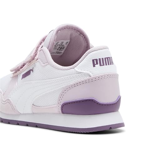 PUMA Jugendliche ST Runner v3 Mesh V Sneakers 32.5White Grape Mist Crushed Berry Purple von PUMA