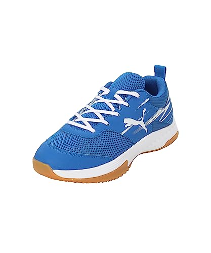 PUMA Jugendliche Varion II Indoor Hallensportschuhe 34.5Team Royal White Gum Blue Beige von PUMA