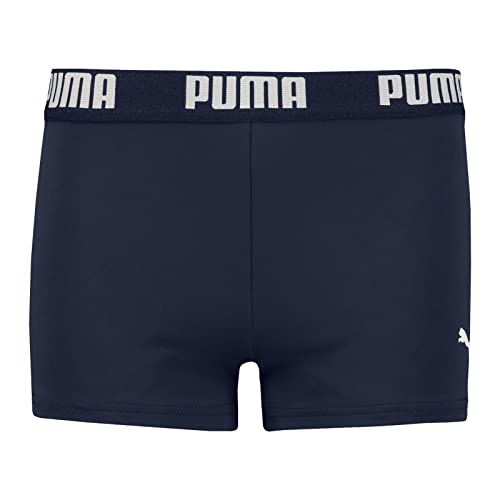 PUMA Badehose für Jungen Swim Boys Logo Trunk Badeshorts Jungen schnelltrocknend Chlorbeständig, Farbe:Navy, Bekleidung:128 von PUMA