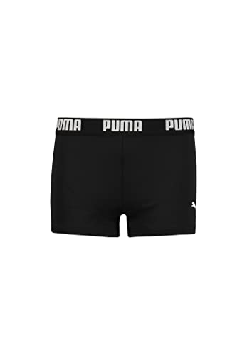 PUMA Badehose für Jungen Swim Boys Logo Trunk Badeshorts Jungen schnelltrocknend Chlorbeständig, Farbe:Black, Bekleidung:152 von PUMA