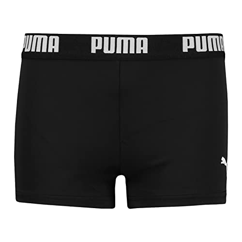 PUMA Badeshorts für Kinder Swim Logo Schwarz, Schwarz, 13 Jahre von PUMA