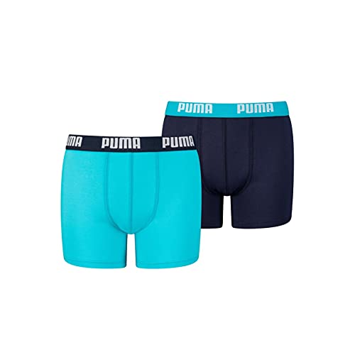 PUMA Jungen Basic Boxer Shorts, Bright Blue, 170-176 EU von PUMA