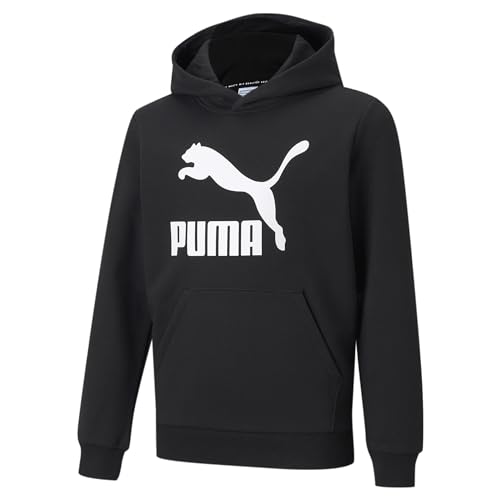 PUMA Jungen Classics Logo Hoodie 128Black von PUMA