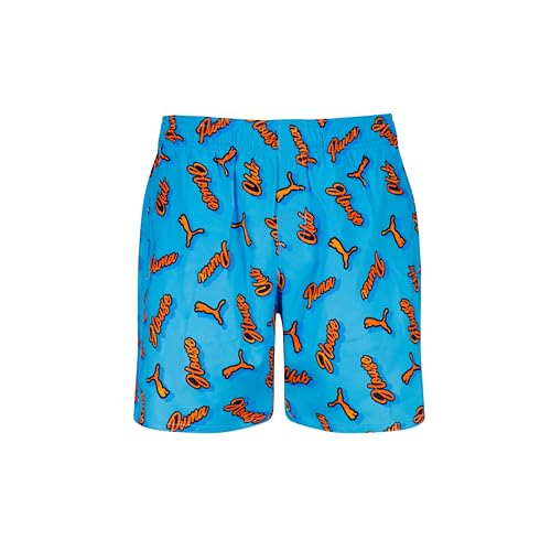 PUMA Jungen Club House Shorts, Blue/Orange, 140 EU PUMA Jungen Club House Shorts, Blue/Orange, 140 EU von PUMA