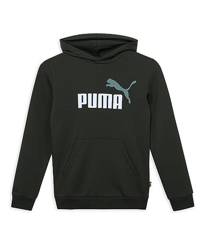PUMA Jungen ESS+ 2 Col Big Logo Hoodie FL B Schweiß, Myrtle, 176 von PUMA