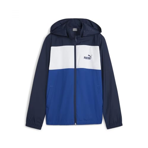 PUMA Jungen ESS+ Cb B Windbreaker, Club Navy, 110 von PUMA