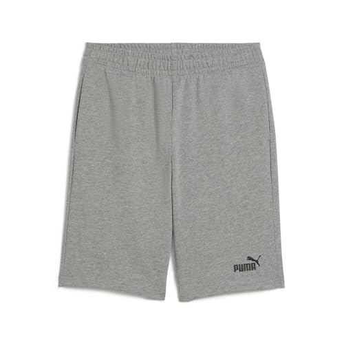 PUMA Jungen ESS No. 1 Logo Jersey Shorts 176, Medium Gray Heather von PUMA