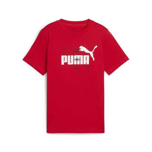 PUMA Jungen Essentials Logo Lab Summer T-Shirt 152, for All Time Red von PUMA