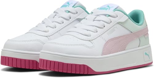 PUMA Jungen Mädchen Carina Street PS Sneaker, White-Rose Mauve-Aquatic, 28 EU PUMA Jungen Mädchen Carina Street PS Sneaker, White-Rose Mauve-Aquatic, 28 EU von PUMA