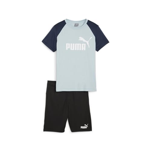 PUMA Jungen Polyester Shorts-Set 140Turquoise Surf Blue von PUMA