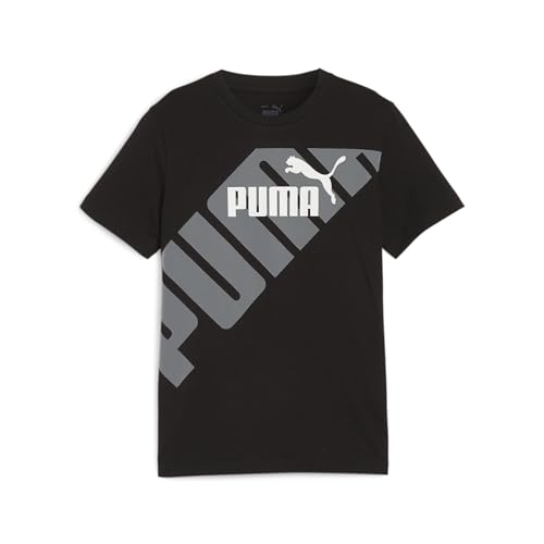 PUMA Jungen Power Graphic T-Shirt 128Black von PUMA