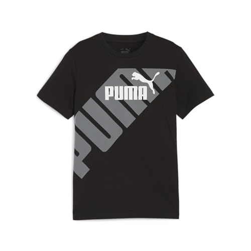 PUMA Jungen Power Graphic T-Shirt 140Black von PUMA