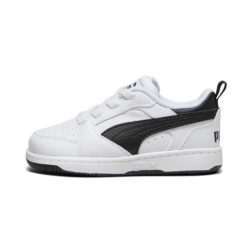 PUMA Jungen Unisex Kinder Rebound V6 Lo AC Inf Sneaker, White Black Black, 20 EU PUMA Jungen Unisex Kinder Rebound V6 Lo AC Inf Sneaker, White Black Black, 20 EU von PUMA