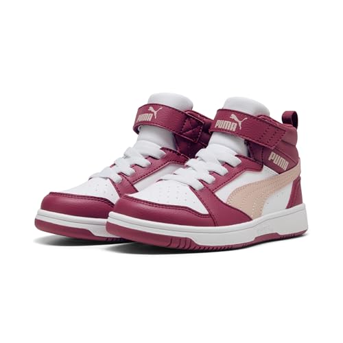 PUMA Jungen Unisex Kinder Rebound V6 MID AC+ PS Sneaker, Port-Rose Quartz White, 29 EU von PUMA