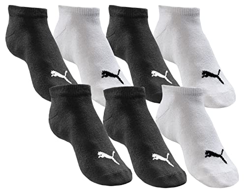 PUMA Junior Sneakersocken Kinder - 7 Paar - Black-White - Größe 27-30 von PUMA