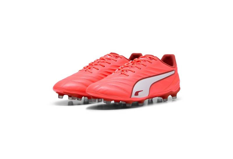 PUMA KING PRO FG/AG GLOWING RED-PUMA WHITE-RED FIRE Fußballschuh von PUMA