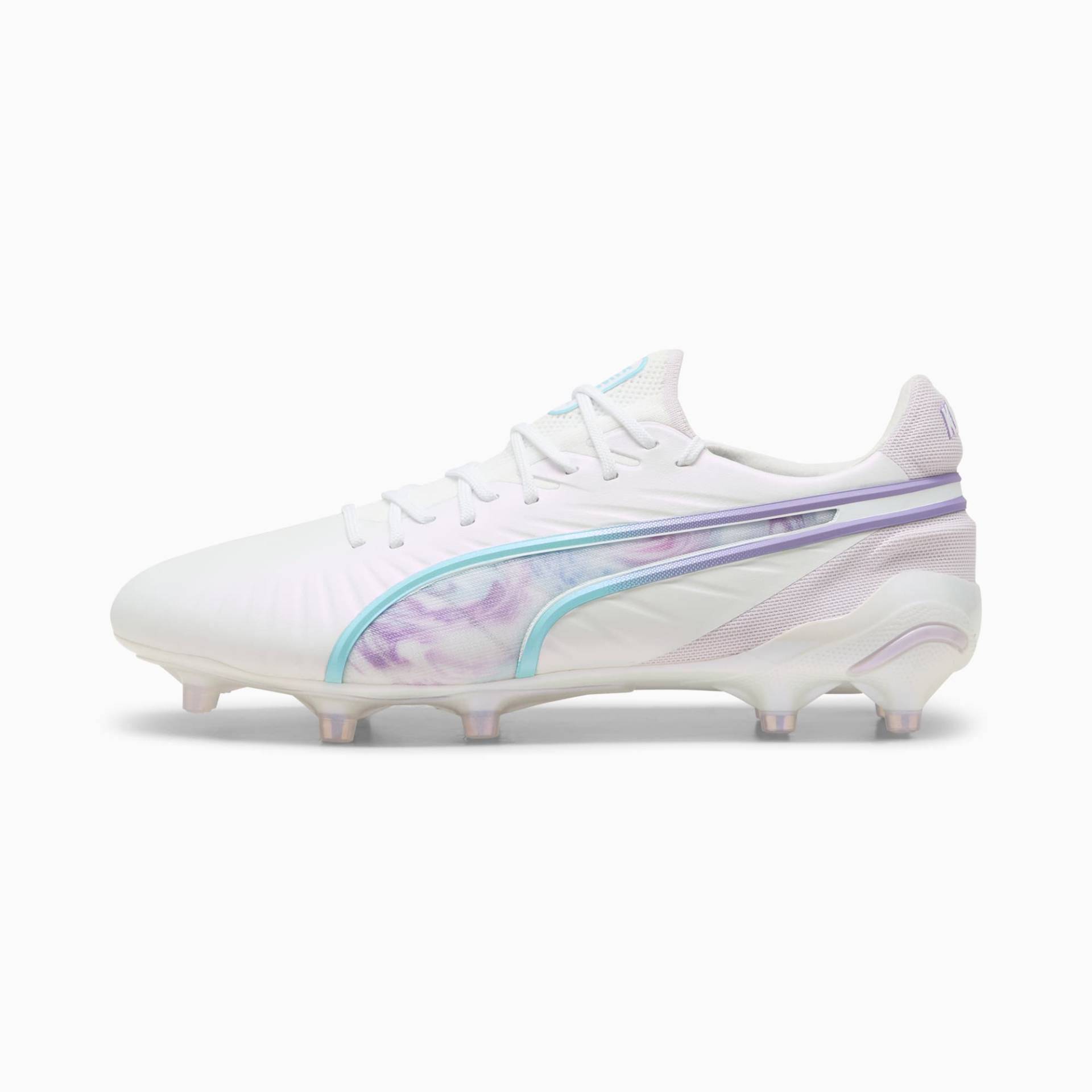 PUMA KING ULTIMATE BL FG/AG Fußballschuhe Damen, Weiß/Schwarz, Größe: 43, Schuhe von PUMA