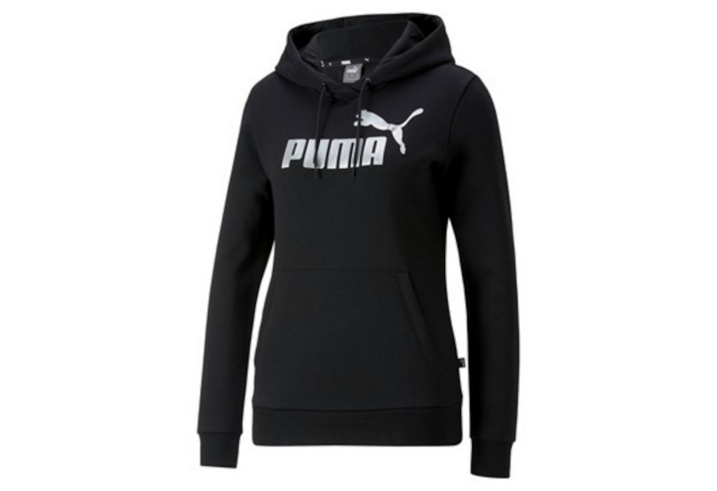PUMA Kapuzenpullover Puma Damen Kapuzenpullover ESS+ Metallic Logo Hoodie 849958 von PUMA