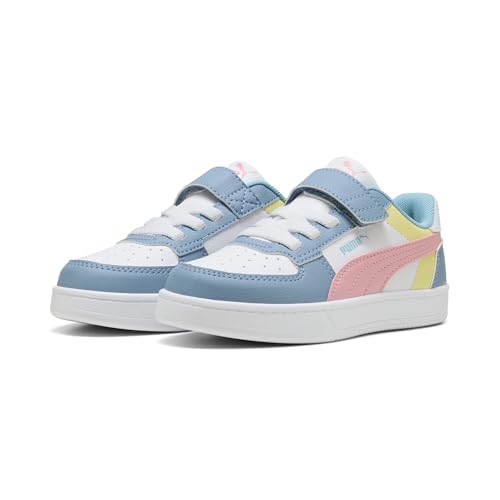 PUMA Kinder Caven 2.0 Block Sneakers 29, White Pinkscape Cool Blue Pink von PUMA