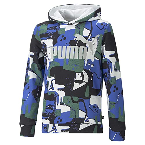 PUMA Kinder Essentials Street Art Hoodie bunt 176 von PUMA