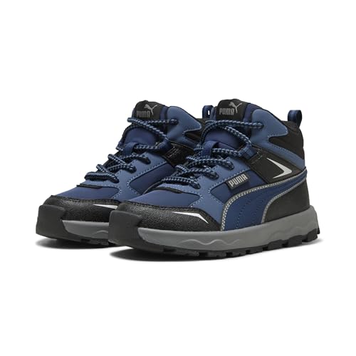 PUMA Kinder Evolve Trail Sneakers 27.5, Persian Blue Cool Dark Gray Black von PUMA