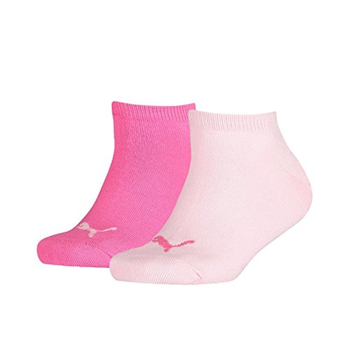 PUMA Kinder INVISIBLE KIDS 2P Socken, Rosa (pink lady/Carmine rose), 27 von PUMA