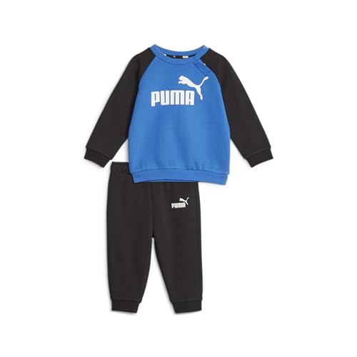 PUMA Kinder Minicats Essentials Joggingset mit Raglanärmeln 80Racing Blue von PUMA