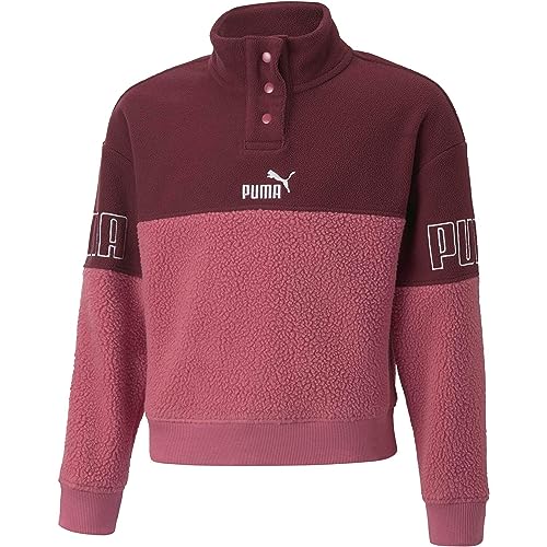 PUMA Kinder Power Winterized Fleecepullover rosa 164 von Puma Industries