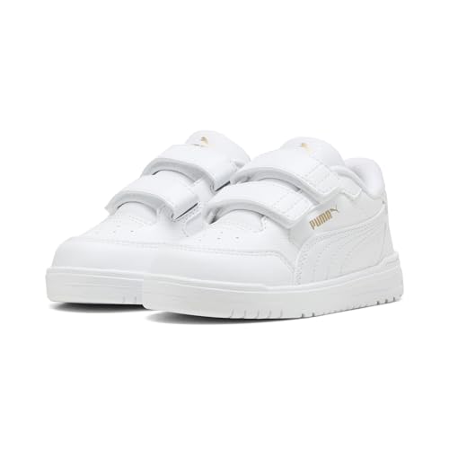 PUMA Kinder Shuffle Downtown Sneakers 25, White Gold von PUMA