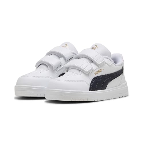 PUMA Kinder Shuffle Downtown Sneakers 27, White New Navy for All Time Red Blue von PUMA
