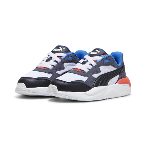 PUMA Kinder X-Ray Speed AC Sneakers 30, White Black Hyperlink Blue Redmazing von PUMA
