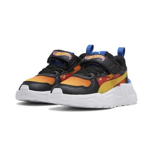 PUMA Kinder x HOT Wheels™ Trinity Lite Sneakers 25, Black Maple Syrup Red Fire Orange von PUMA
