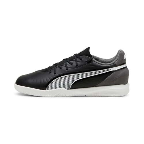 PUMA Unisex Kinder King Match It Jr Soccer Shoe, Puma Black Puma White Cool Dark Gray, 38.5 EU PUMA Unisex Kinder King Match It Jr Soccer Shoe, Puma Black Puma White Cool Dark Gray, 38.5 EU von PUMA