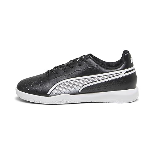 Puma Unisex Youth King Match It Jr Soccer Shoes, Puma Black-Puma White, 31 EU von PUMA