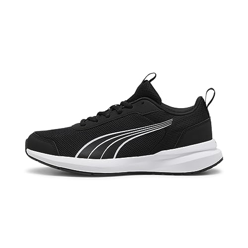 PUMA Kruz Track Jr Sneaker, Schwarz Weiß, 38.5 EU von PUMA