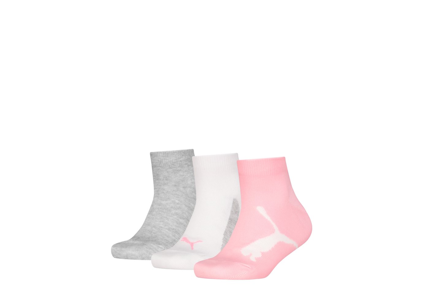 PUMA Kurzsocken PUMA KIDS BWT QUARTER 3P (3er-Pack) mit verstärkter Zehenkonstruktion von PUMA