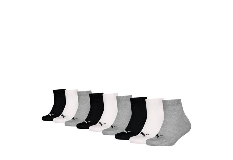 PUMA Kurzsocken PUMA KIDS PLAIN QUARTER 9P ECOM (9 Paar) mit rutschfestem Bund von PUMA