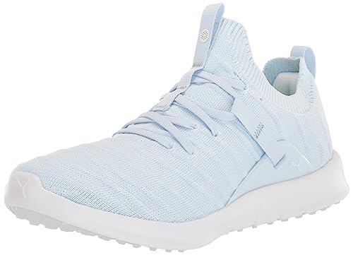 PUMA Laguna Fusion Knit Golfschuh für Damen, Icy Blue-puma White, 40 EU PUMA Laguna Fusion Knit Golfschuh für Damen, Icy Blue-puma White, 40 EU von PUMA