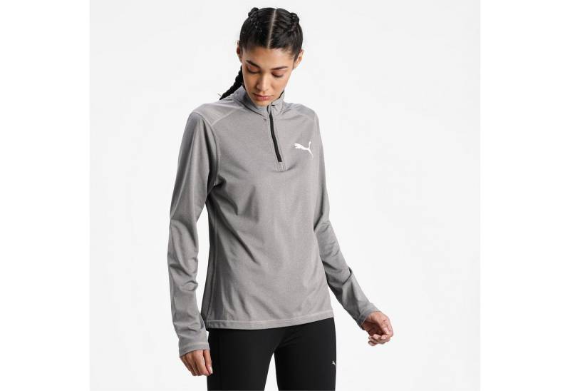 PUMA Langarmshirt Puma Damen Langarmshirt Cross the Line 1/4 Zip W 519600 von PUMA