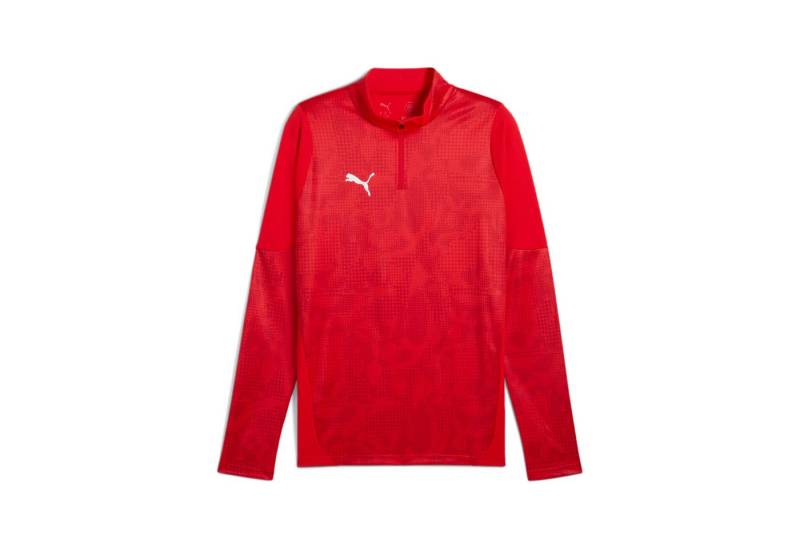 PUMA Langarmshirt Puma Herren Langarmshirt teamCUP Training 1/4 Zip Top 659164 von PUMA