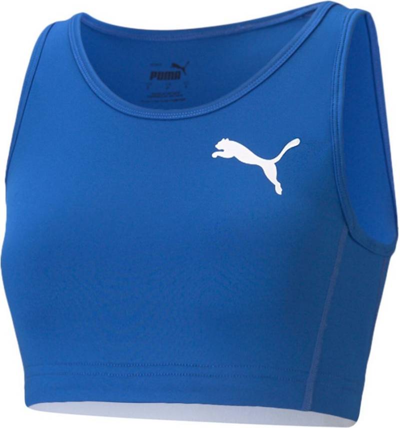 PUMA Lauftop Cross the Line Crop Top W TEAM POWER BLUE von PUMA