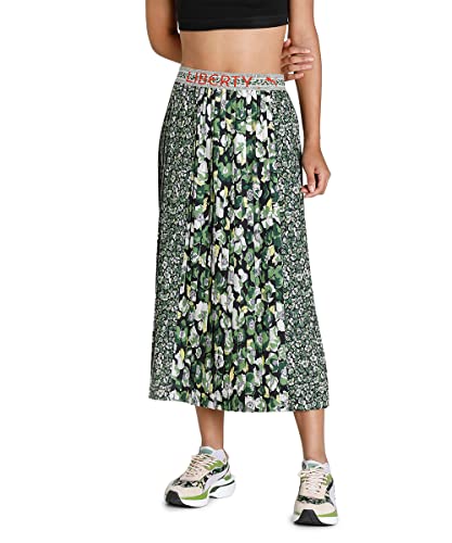 PUMA Lifestyle - Textilien - Hosen lang x Liberty Plissee Rock Damen gruenweiss S von PUMA