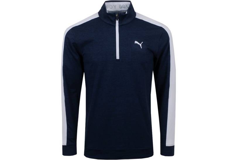 PUMA Longsweatshirt Puma Golf Layer Cloudspun T7 1/4 Zip Navy/Weiß Herren S von PUMA