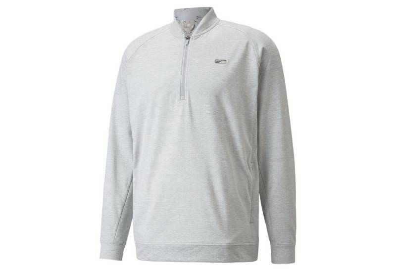 PUMA Longsweatshirt Puma Golf Layer Cloudspun Moving Day 1/4 Zip Grau Herren von PUMA