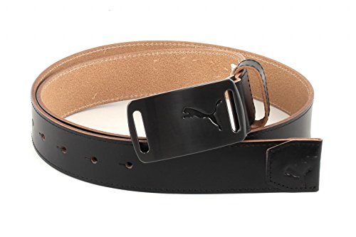 PUMA Leder Gürtel Lux Fitted Golf Belt W90 Black schwarz von PUMA