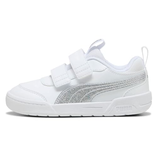 PUMA MULTIFLEX 2 Glitz FS V PS Sneaker, White Silver, 30.5 EU von PUMA